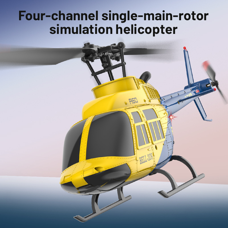 Rc Helicopter Gyro - 新型A60 RC飛行機ヘリコプター 2.4G 1:42 4WD RCヘリコプターモデル