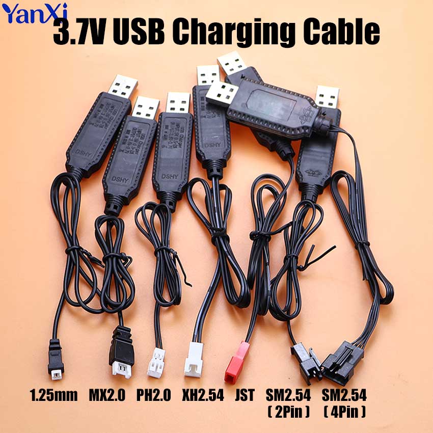 Rc Helicopter Charger - USB 充電ケーブル 3.7V リチウム電池充電ワイヤー MX2.0 PH2.0