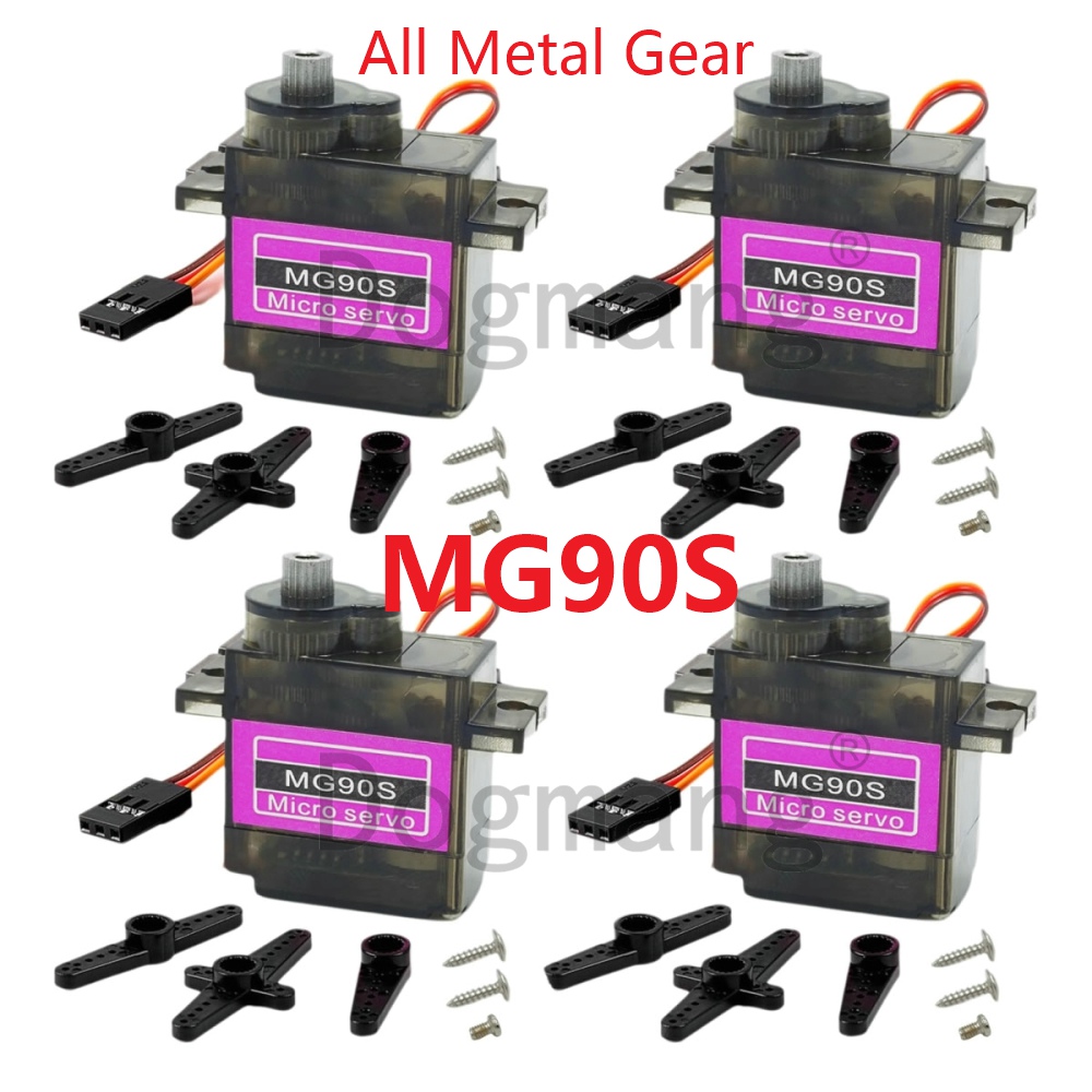 Rc Helicopter Servo - MG90S サーボ 1/2/4/10/20/50 個オールメタルギア 9 グラム
