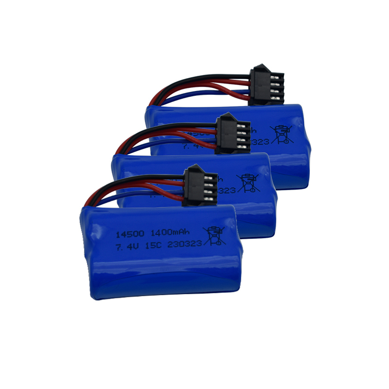 7.4V 1400mAh 14500 リチウムイオンバッテリ - Rc Helicopter Charger のレビューと価格