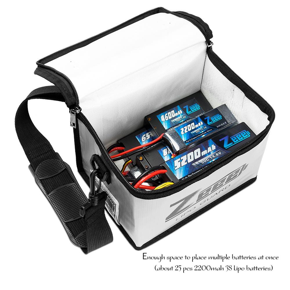 Zeee リポバッテリー安全バッグ 215*145*165  - Rc Helicopter Bag のレビューと価格