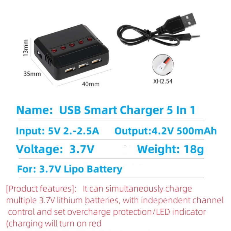 Syma X5HW X5HC X5C X5SW 3.7V 5 - Rc Helicopter Charger のレビューと価格