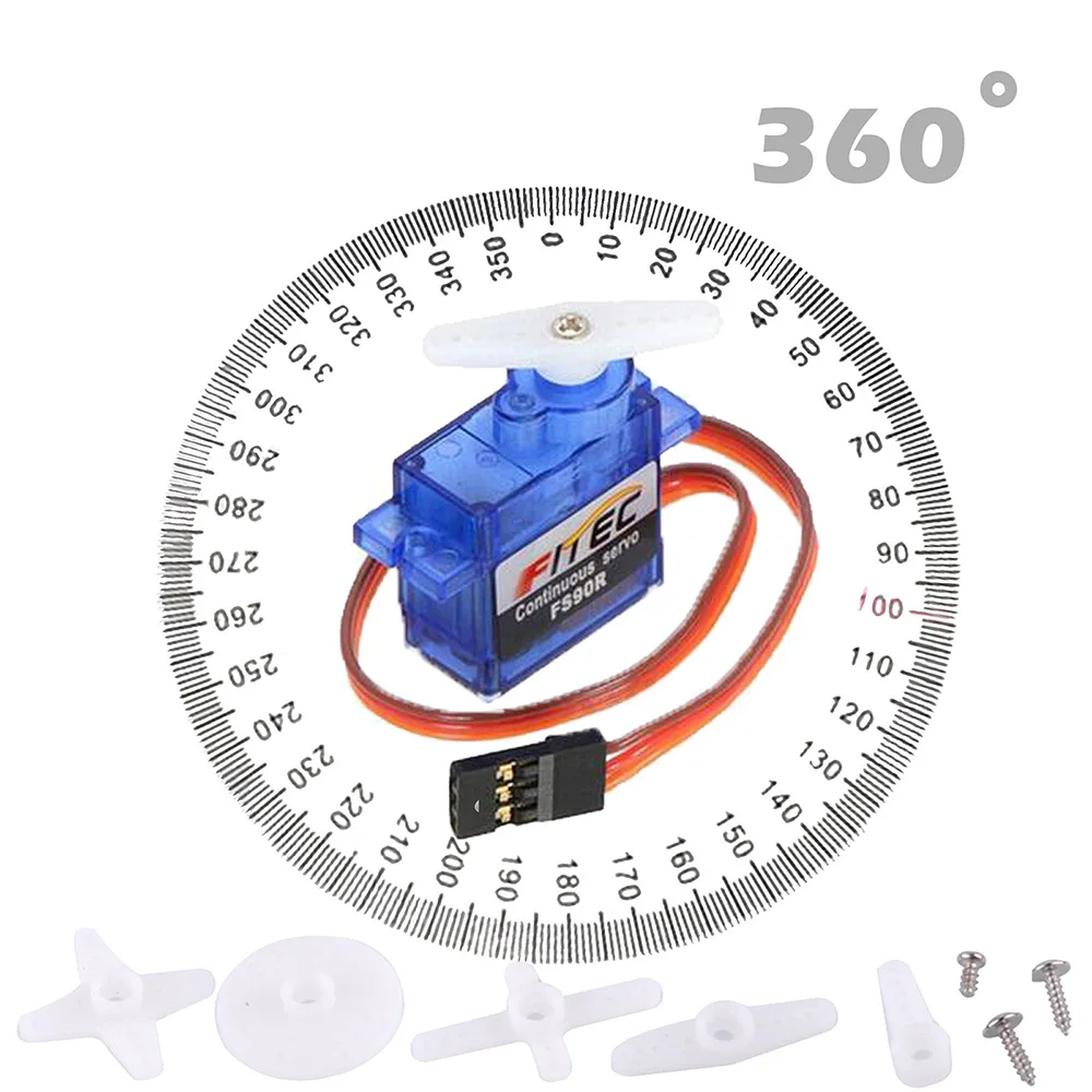 Feetech ミニ FS90R マイクロサーボ 360 度 - Rc Helicopter Servo のレビューと価格