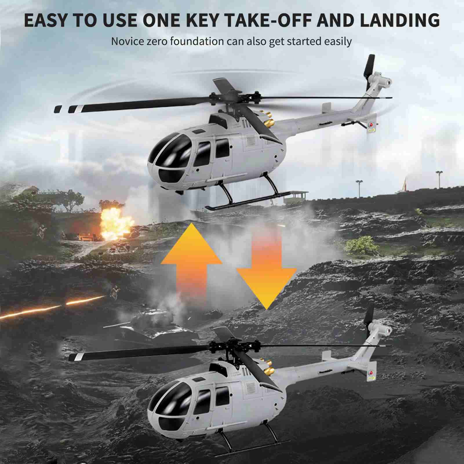 新しいRCヘリコプターRC飛行機シングルプロペラエアラーンな - Rc Helicopter Gyro のレビューと価格