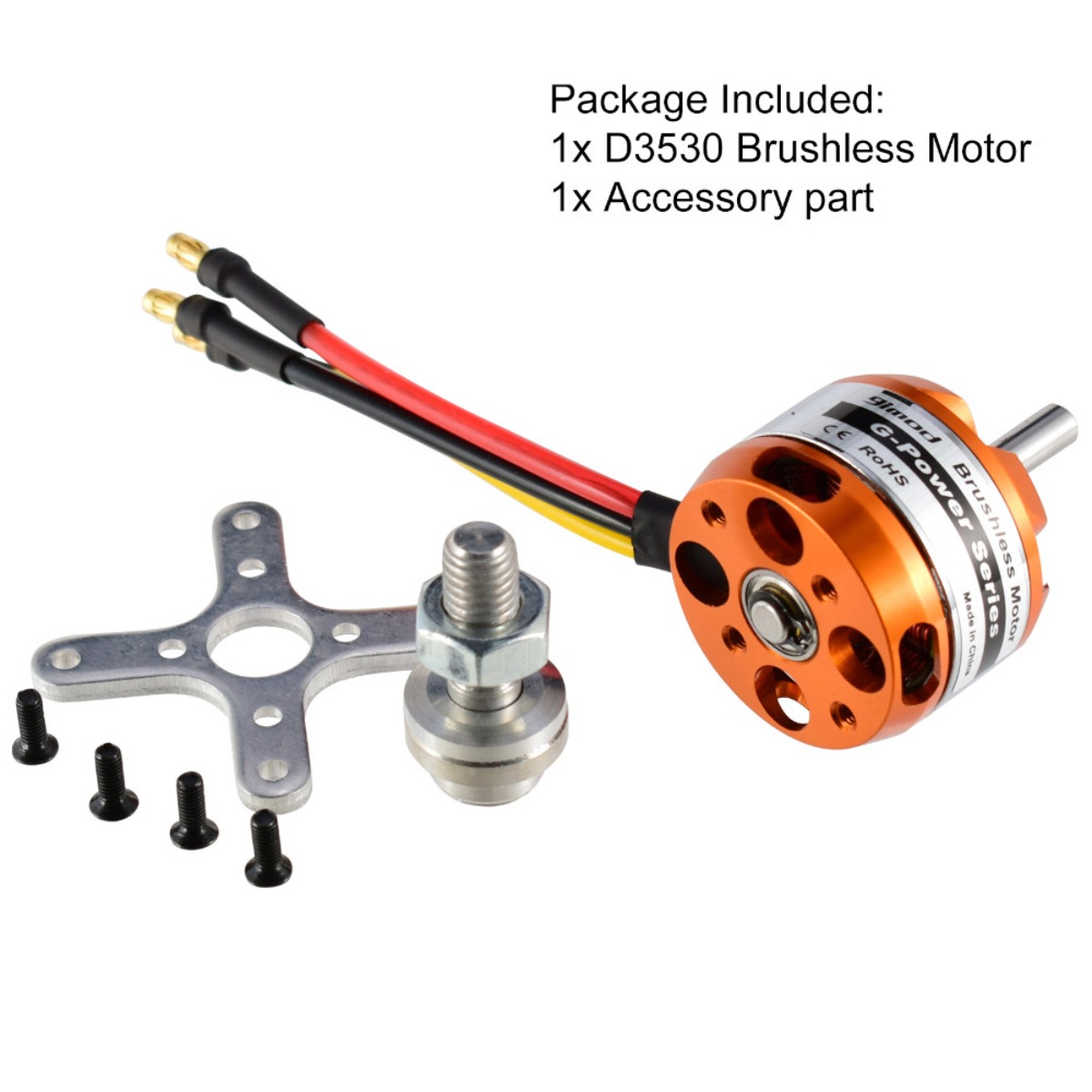 高効率D3530ブラシレスアウターローターモーター 1100 - Rc Helicopter Mini のレビューと価格